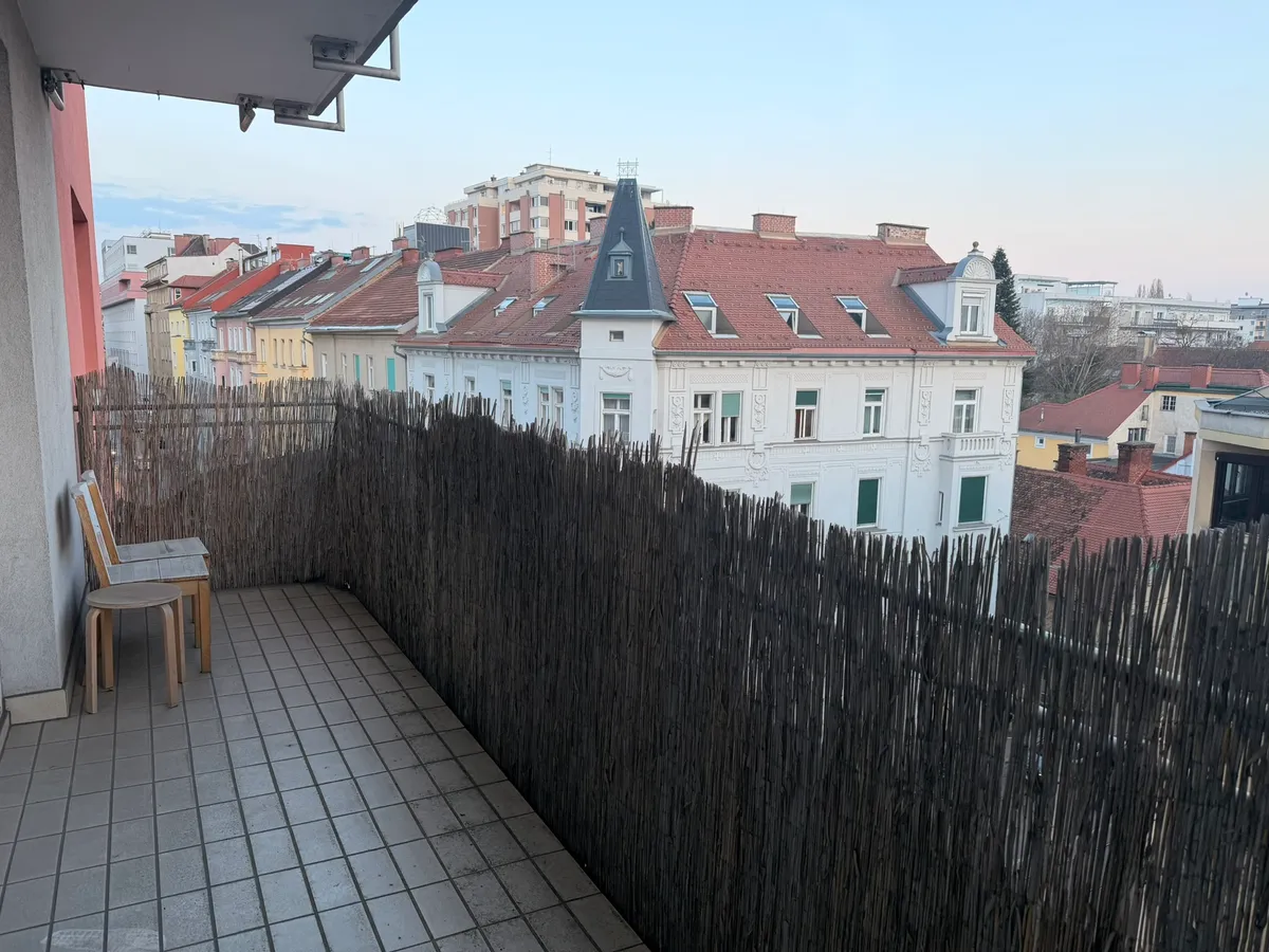 Zentrale 3,5-Zimmer-Wohnung direkt gegenüber der TU Graz - ideal für Studenten-WG - Widok 3