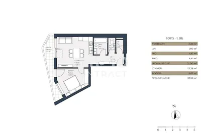 2-Zimmer-Wohnung kaufen in Wien – 57,36 m², € 319.000 – Bild 8 von 8