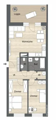 Wohnung mieten in Wien – Bild 4 von 13