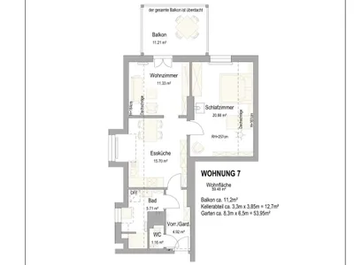 3-Zimmer-Wohnung kaufen in Voitsberg – 59,48 m², € 128.500 – Bild 13 von 13