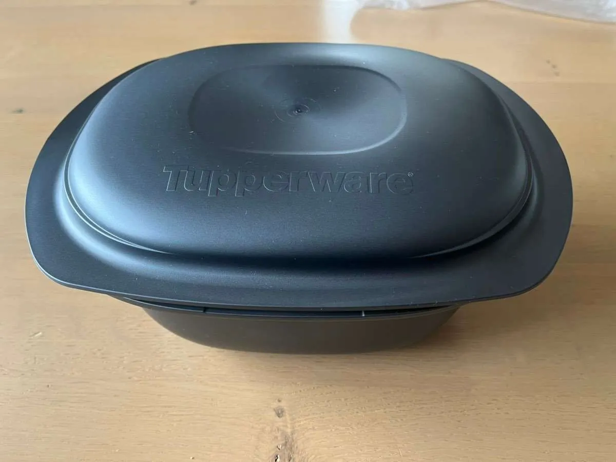TUPPERWARE UltraPro 3,5L Backform + Deckel Bräter Kasserolle Auflaufform H31 30952, aus LCP, Rechteckig, € 90,- (4730 Keppling)