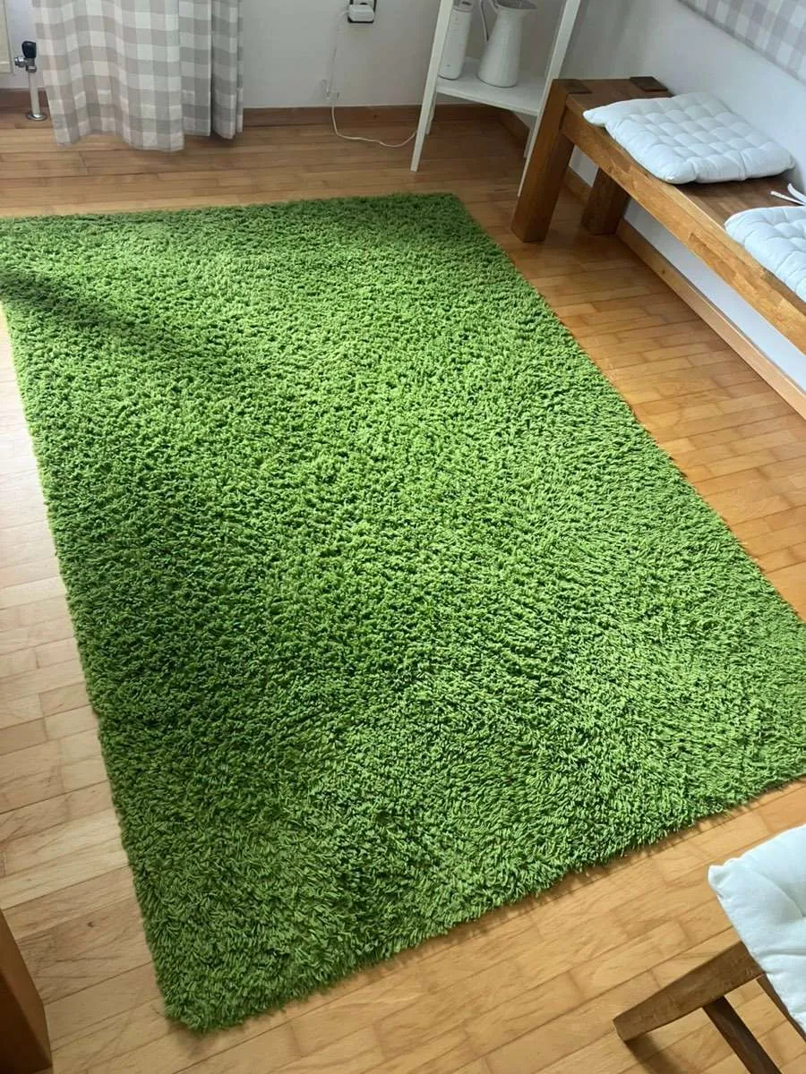 Teppich HAMPEN (Ikea) Grün 160x230cm, € 15,- (4040 Linz)
