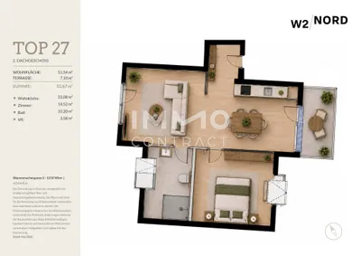 Immobilie kaufen in Wien – 51,54 m², € 279.099 – Bild 6 von 6