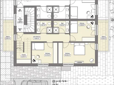 4-Zimmer-Wohnung mieten in Salzburg-Umgebung – 141,71 m², € 2.290 – Bild 13 von 16