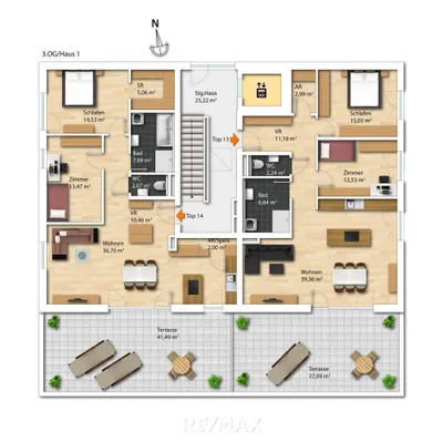 3-Zimmer-Wohnung kaufen in Linz Land – 91 m², € 459.200 – Bild 4 von 4