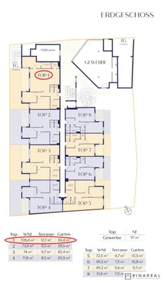 4-Zimmer-Wohnung kaufen in Bruck an der Leitha – 106,4 m², € 619.234 – Bild 8 von 9