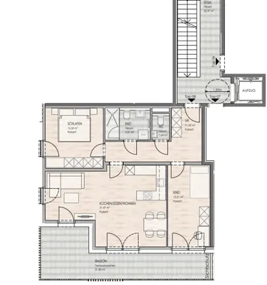 3-Zimmer-Wohnung kaufen in Zell am See – 76,65 m², € 562.000 – Bild 2 von 4