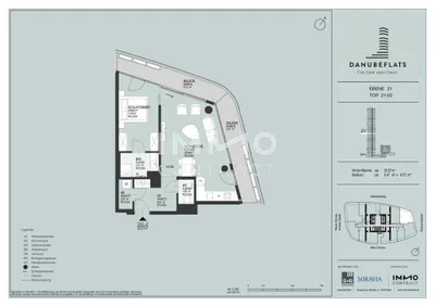 2-Zimmer-Wohnung mieten in Wien – 55,97 m², € 2.200 – Bild 20 von 20