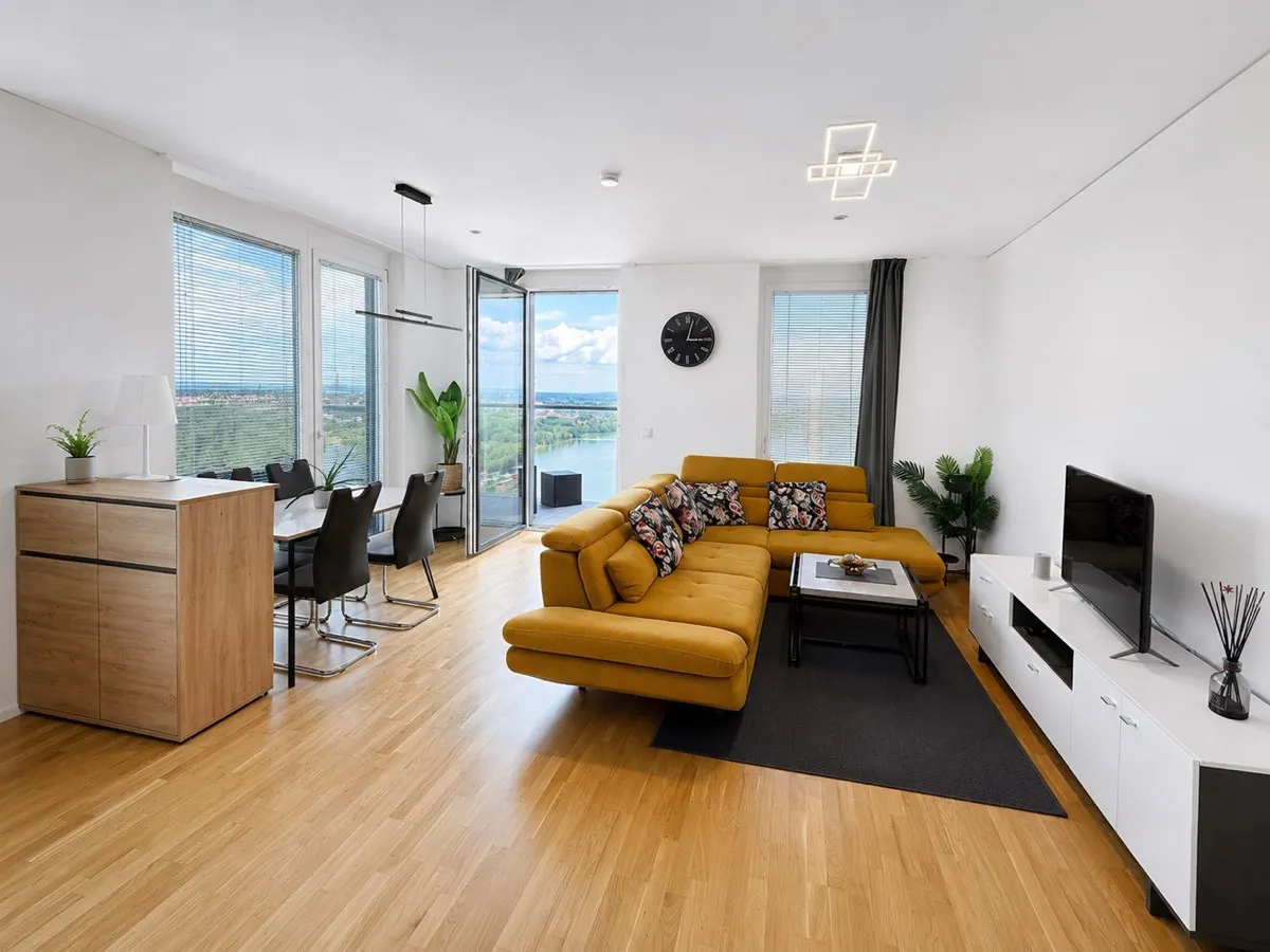 Donaublick & Skyline | Provisionsfrei | Eckwohnung im MARINA TOWER, 27. OG - Ansicht 2