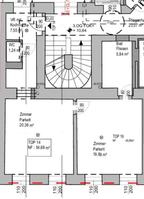2-Zimmer-Wohnung kaufen in Wien – 54,68 m², € 299.000 – Bild 7 von 7