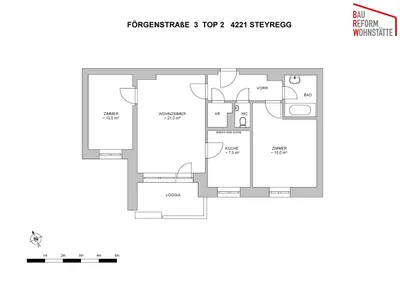 3-Zimmer-Wohnung mieten in Urfahr-Umgebung – 72,16 m², € 930 – Bild 3 von 11