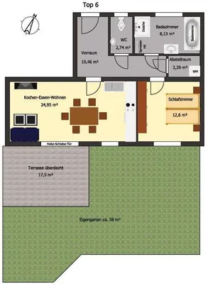 2-Zimmer-Wohnung mieten in Graz – 61 m², € 1.066 – Bild 3 von 21