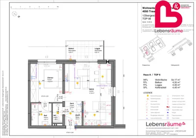 2-Zimmer-Wohnung mieten in Linz Land – 54 m², € 767 – Bild 4 von 4