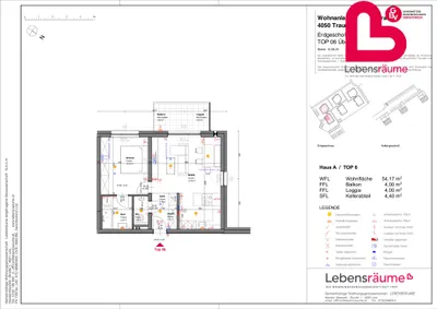 2-Zimmer-Wohnung mieten in Linz Land – 54 m², € 767 – Bild 3 von 4