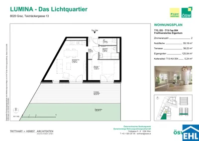 2-Zimmer-Wohnung kaufen in Graz – 55,18 m², € 266.000 – Bild 9 von 10