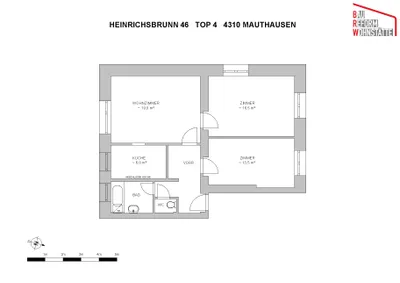 3-Zimmer-Wohnung mieten in Perg – 67,36 m², € 750 – Bild 9 von 11