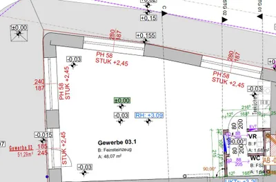 2-Zimmer-Gewerbeimmobilie mieten in Graz – 50 m², € 879 – Bild 3 von 8