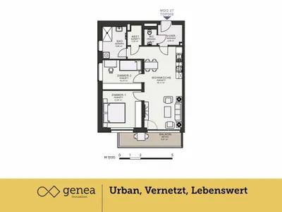 3-Zimmer-Wohnung mieten in Graz – 68,53 m², € 1.013 – Bild 2 von 20