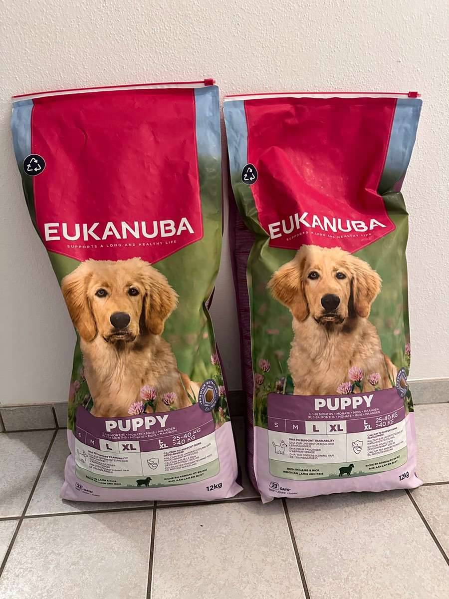 EUKANUBA Trockenfutter Hund Puppy, Lamm & Reis,  50,- (4802 Ebensee) -  willhaben