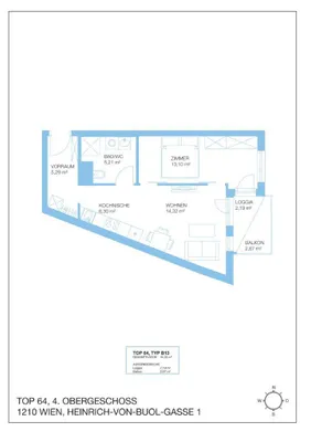 2-Zimmer-Wohnung mieten in Wien – 44,22 m², € 799 – Bild 10 von 12
