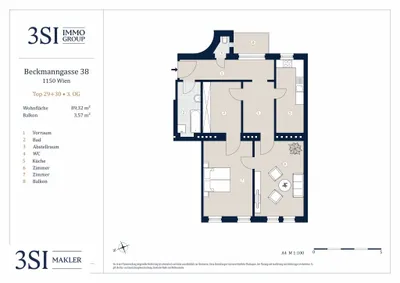 3-Zimmer-Wohnung kaufen in Wien – 89,32 m², € 499.000 – Bild 16 von 16