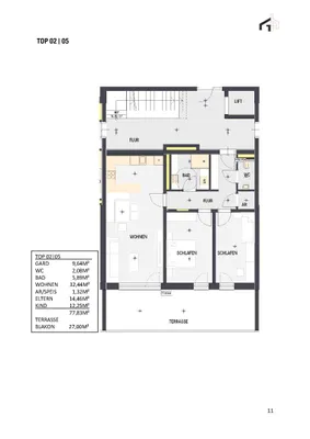 3-Zimmer-Wohnung kaufen in Ried im Innkreis – 78 m², € 299.300 – Bild 8 von 8