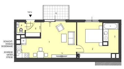 2-Zimmer-Wohnung kaufen in Wien – 53 m², € 370.000 – Bild 8 von 11