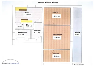 3-Zimmer-Wohnung mieten in Salzburg-Umgebung – 77 m², € 1.276 – Bild 7 von 7
