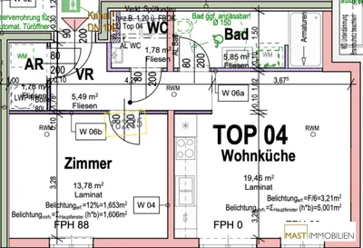 2-Zimmer-Wohnung mieten in Tulln – 48 m², € 799 – Bild 11 von 11
