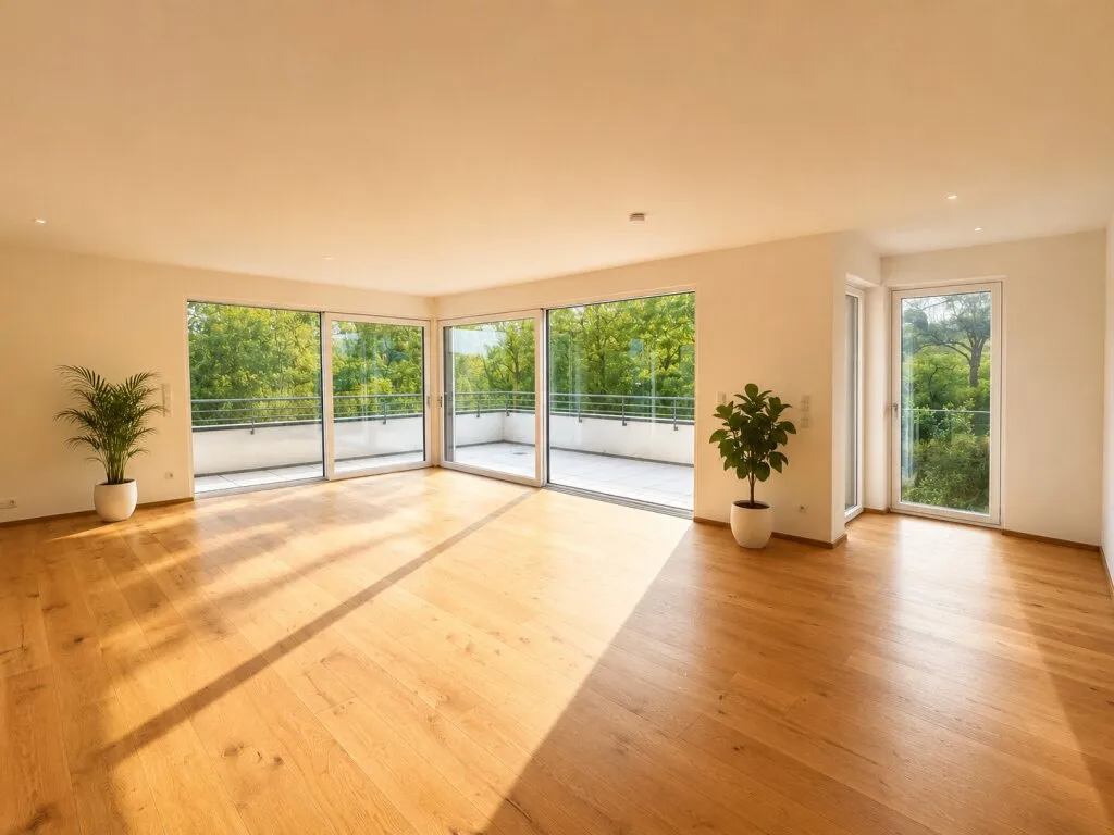 Erstbezugs-Terrassenwohnung mit Grün- und Stadtblick in Neustift am Walde! - Ansicht 3