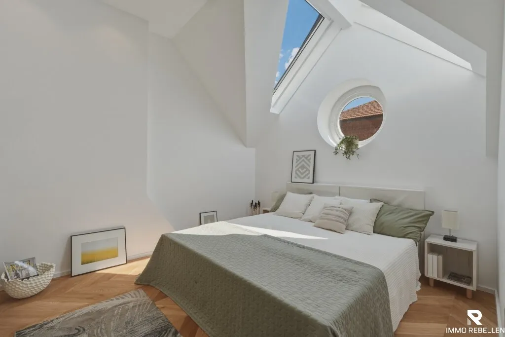 Exklusive 2-Zimmer-Dachterrassenwohnung auf historischem Altbau nahe Schönbrunn - Vista 3