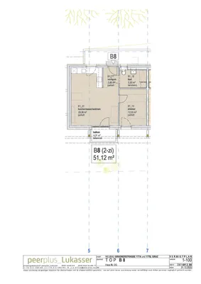 2-Zimmer-Wohnung mieten in Graz – 51,12 m², € 849 – Bild 4 von 9