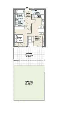 2-Zimmer-Wohnung kaufen in Villach Land – 52 m², € 319.900 – Bild 2 von 5