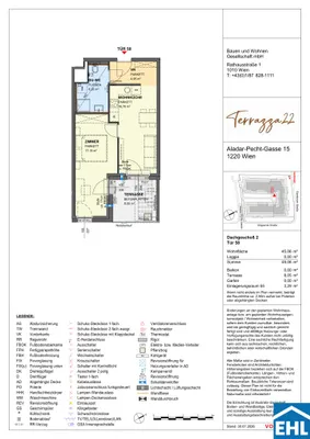 2-Zimmer-Wohnung kaufen in Wien – 45,06 m², € 316.000 – Bild 8 von 8