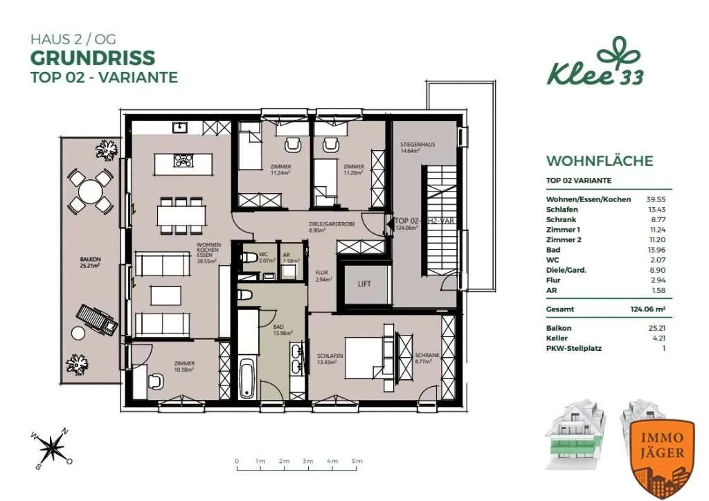 Wohnung – Linz, Harbach, Urfahr - Ansicht 2