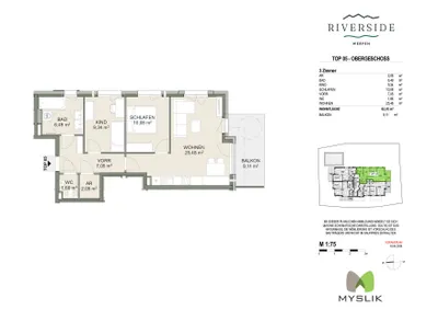 3-Zimmer-Wohnung kaufen in Sankt Johann im Pongau – 62,15 m², € 411.399 – Bild 6 von 6