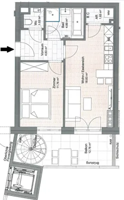 2-Zimmer-Wohnung kaufen in Mödling – 43,6 m², € 365.000 – Bild 24 von 26