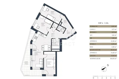 4-Zimmer-Wohnung kaufen in Wien – 104,78 m², € 579.000 – Bild 8 von 8