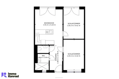 3-Zimmer-Wohnung kaufen in Innsbruck – 58,31 m², € 375.000 – Bild 50 von 50
