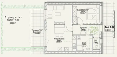 2-Zimmer-Wohnung kaufen in Graz – 54,67 m², € 275.100 – Bild 6 von 6