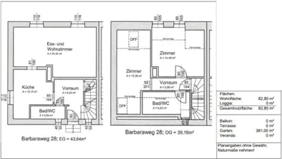3-Zimmer-Haus kaufen in Leoben – 82,8 m², € 149.900 – Bild 27 von 28