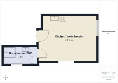 1-Zimmer-Wohnung kaufen in Graz-Umgebung – 26,55 m², € 107.000 – Bild 6 von 6