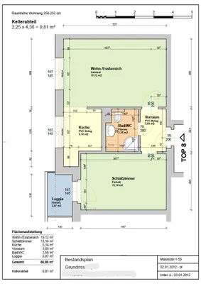 2-Zimmer-Wohnung mieten in Linz Land – 47 m², € 656 – Bild 11 von 11