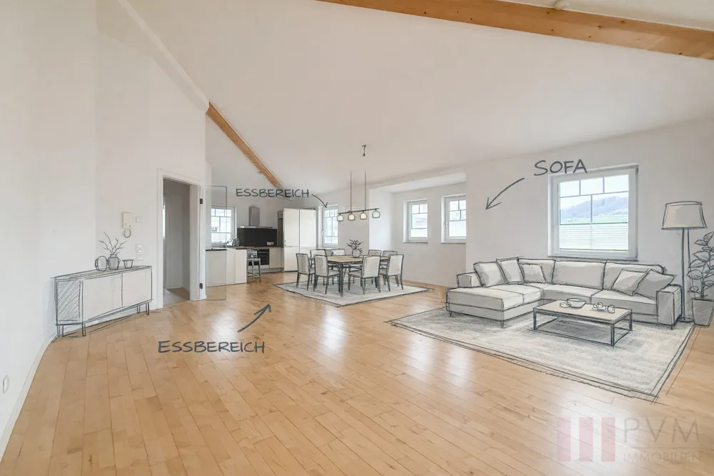 ELSBETHEN: 134 M² WOHNTRAUM 4 ZIMMER // DACHTERRASSE 2 STELLPLÄTZE - Ansicht 2