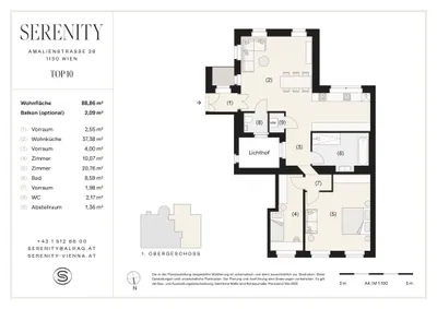 3-Zimmer-Wohnung kaufen in Wien – 88,86 m², € 575.000 – Bild 28 von 28
