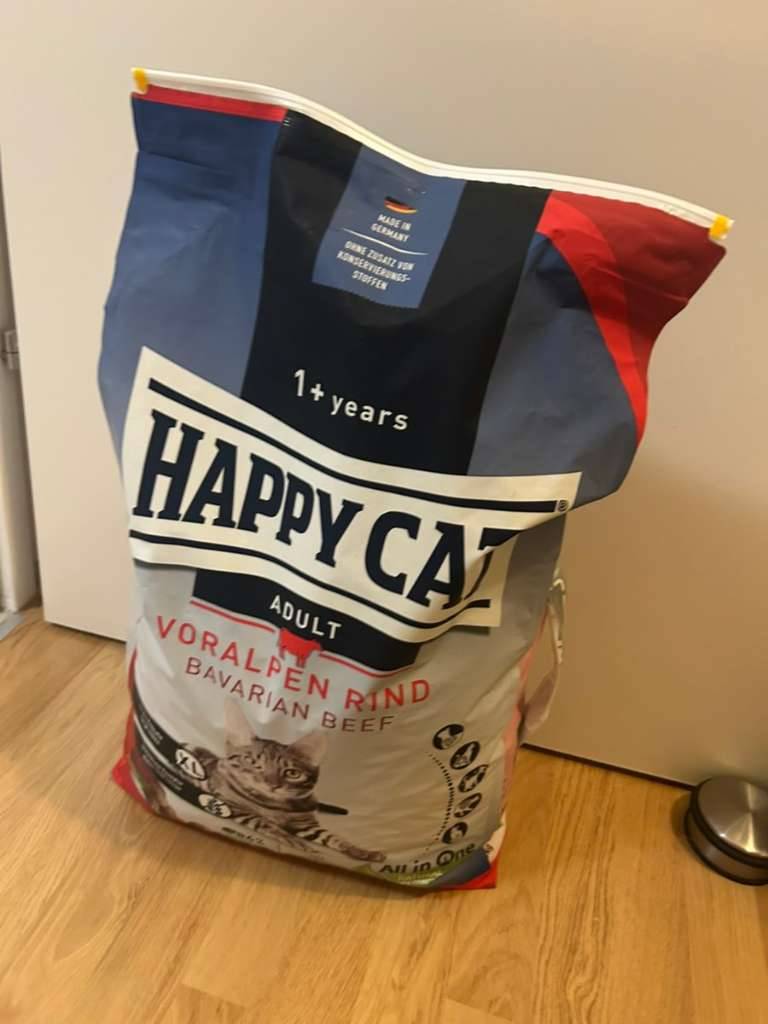 Happy Cat 1+ Jahre Trockenfutter Voralpenrind etwa 10kg,  25,- (1210 Wien)  - willhaben