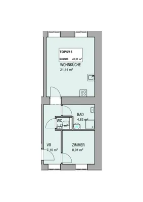 2-Zimmer-Wohnung kaufen in Wien – 42,21 m², € 199.000 – Bild 28 von 28
