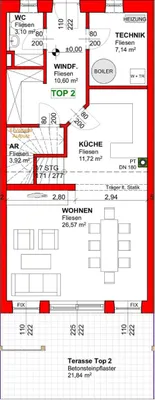 4-Zimmer-Haus mieten in Braunau am Inn – 120 m², € 1.200 – Bild 2 von 5