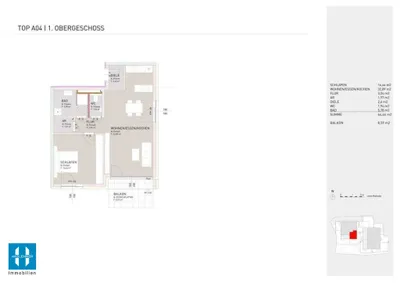 2-Zimmer-Wohnung kaufen in Ried im Innkreis – 64,66 m², € 249.000 – Bild 14 von 14