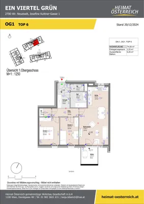 3-Zimmer-Wohnung kaufen in Wiener Neustadt – 75,25 m², € 250.027 – Bild 24 von 35